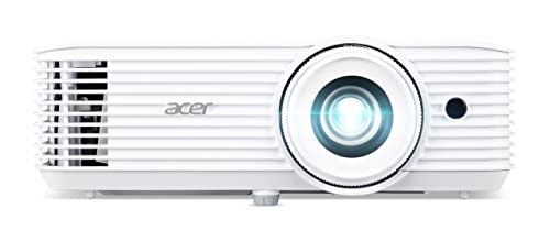 Acer H6546Ki - Proyector DLP (1080p Full HD (1920 x 1080 píxeles), 5.200 lúmenes ANSI, Contraste 10.000:1, 3D, Keystone, 1 Altavoz de 3 W, 2 HDMI 1.4a (HDCP), Conector de Audio, Color Blanco