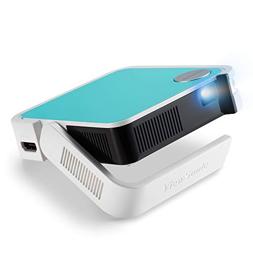 ViewSonic M1 Mini Plus - Proyector LED portátil (WVGA, 120 lúmenes, HDMI, Micro USB, conexión Wi-Fi, Bluetooth, Altavoz de 2 W), Multicolor