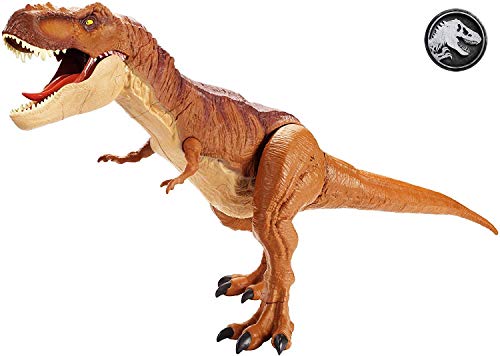 Jurassic World FMM63 SUPER COLOSSAL TYRANNOSAURUS REX, Exclusivo en Amazon