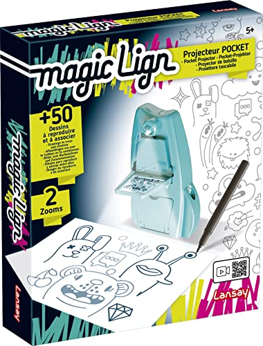 Magic Lign - Proyector Pocket - Dibujos y colorear - A partir de 5 años - Lansay