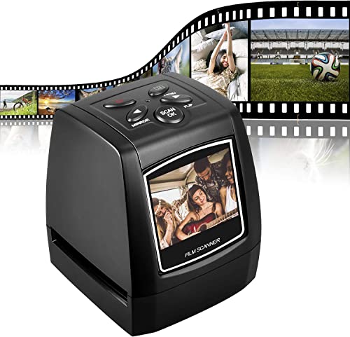 DIGITNOW! Escáner de película para 35mm Negativos y Diapositivas, Escáner de Alta resolución con 2,4