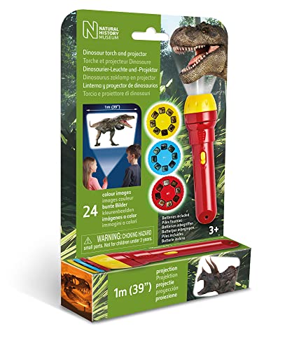 Natural History Museum N5130 Dinosaur Torch & Projector, 110mm